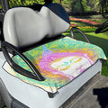 Colorful Buddha Mandala Print Golf Cart Seat Cover