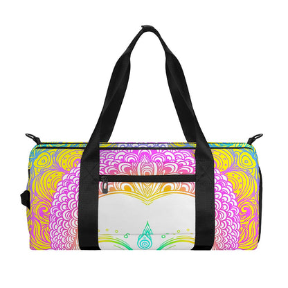 Colorful Buddha Mandala Print Gym Bag