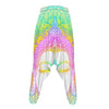 Colorful Buddha Mandala Print Hammer Pants