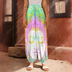 Colorful Buddha Mandala Print Harem Pants