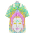 Colorful Buddha Mandala Print Hawaiian Shirt