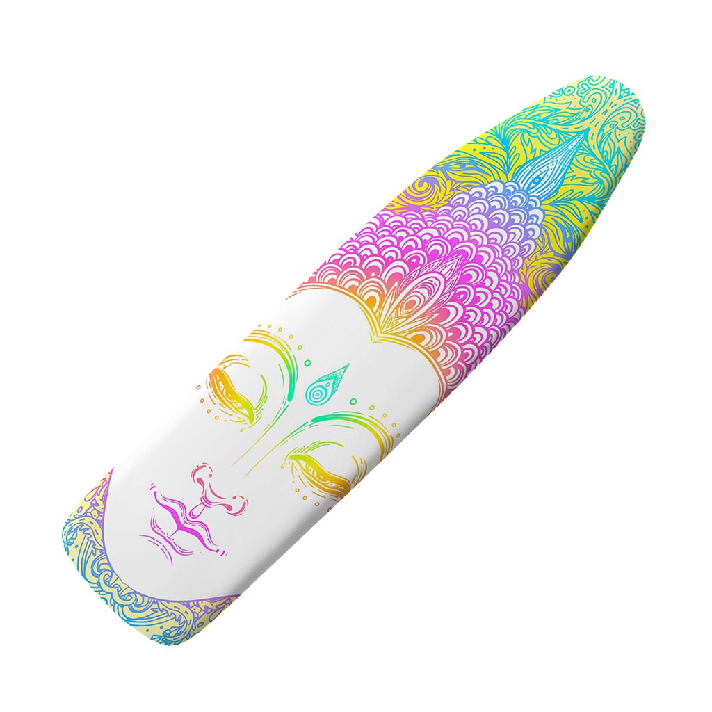 Colorful Buddha Mandala Print Ironing Board Cover