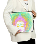 Colorful Buddha Mandala Print Laptop Sleeve