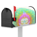 Colorful Buddha Mandala Print Mailbox Cover