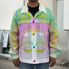 Colorful Buddha Mandala Print Men's Shirt Jacket