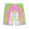 Colorful Buddha Mandala Print Men's Sports Shorts