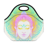 Colorful Buddha Mandala Print Neoprene Lunch Bag