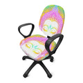 Colorful Buddha Mandala Print Office Chair Cover