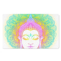 Colorful Buddha Mandala Print Polyester Doormat