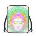 Colorful Buddha Mandala Print Rectangular Crossbody Bag