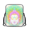 Colorful Buddha Mandala Print Rectangular Crossbody Bag