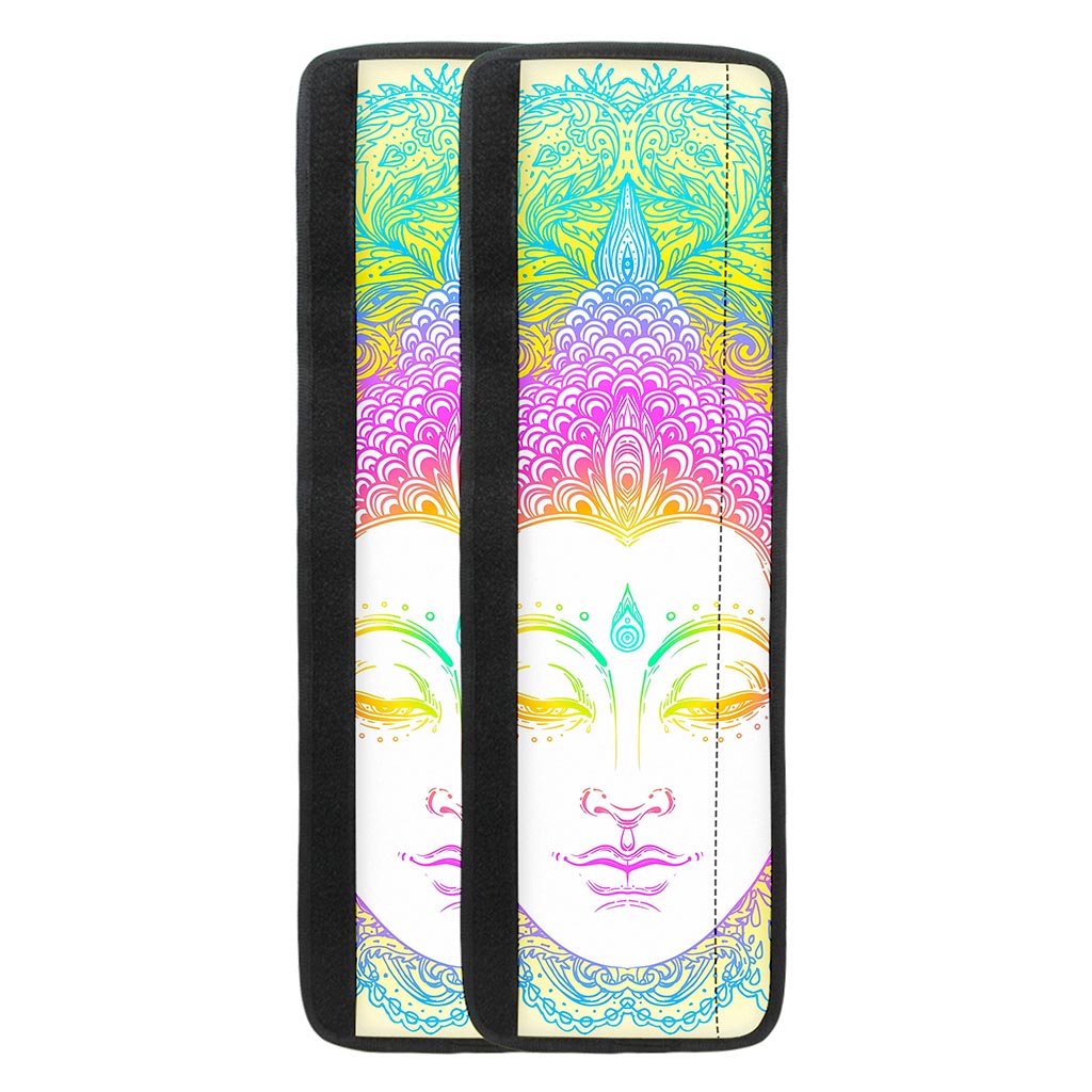Colorful Buddha Mandala Print Refrigerator Handle Covers