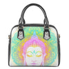 Colorful Buddha Mandala Print Shoulder Handbag