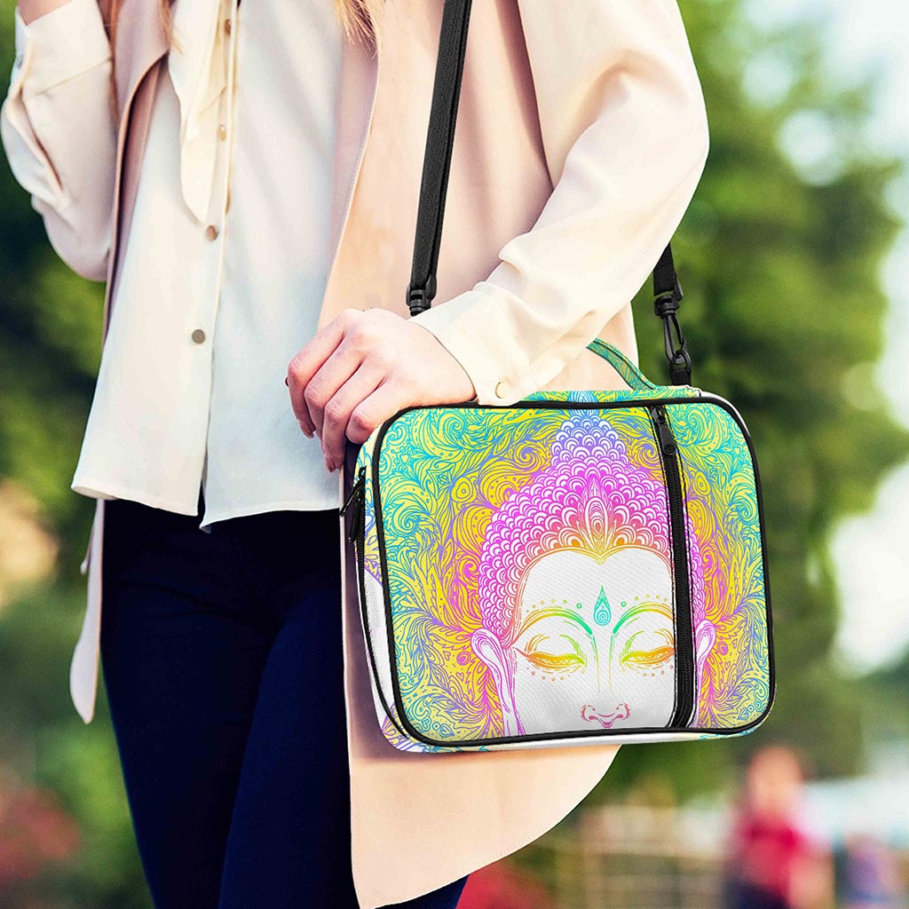 Colorful Buddha Mandala Print Shoulder Strap Bible Bag