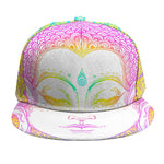 Colorful Buddha Mandala Print Snapback Cap