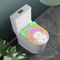 Colorful Buddha Mandala Print Toilet Lid Cover