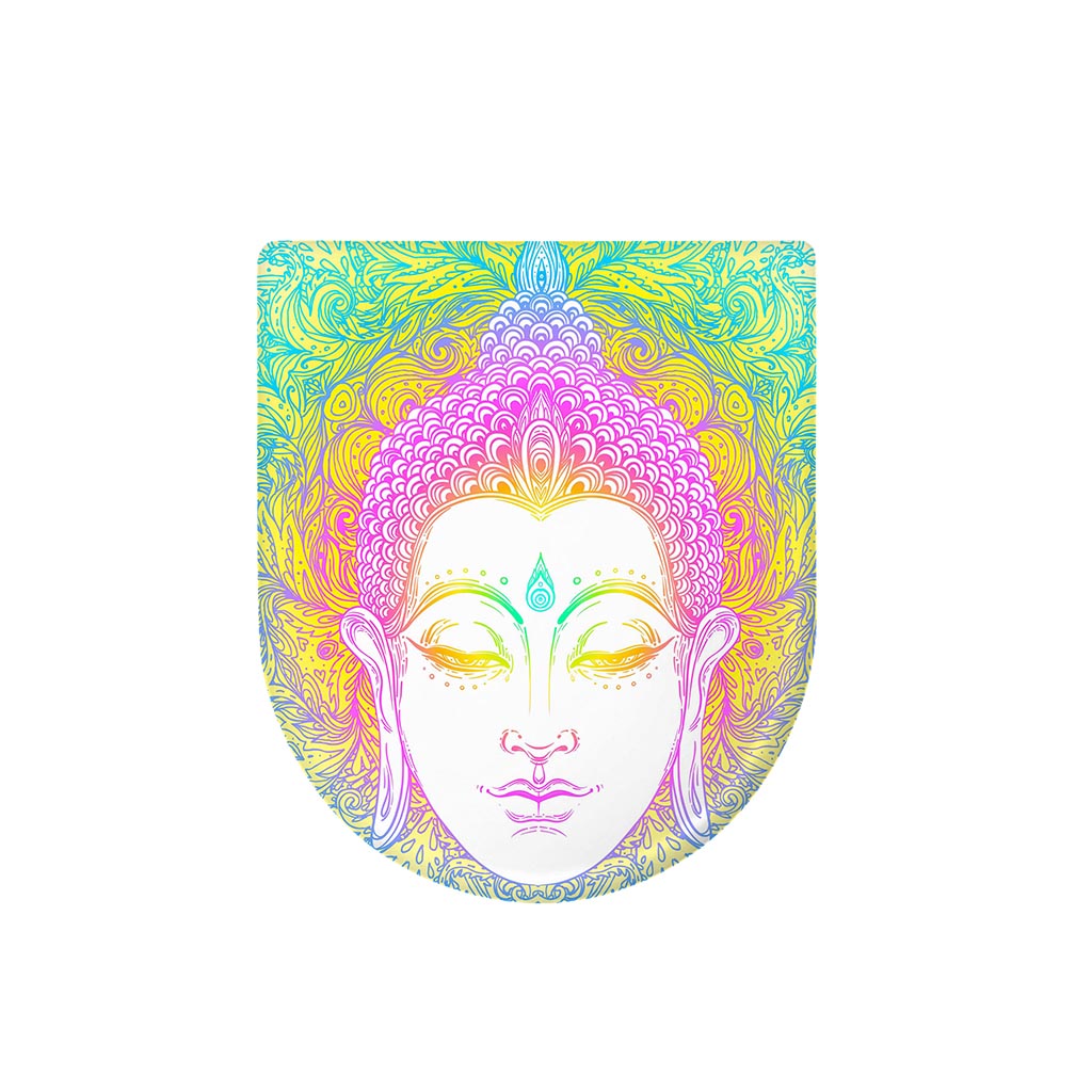 Colorful Buddha Mandala Print Toilet Lid Cover
