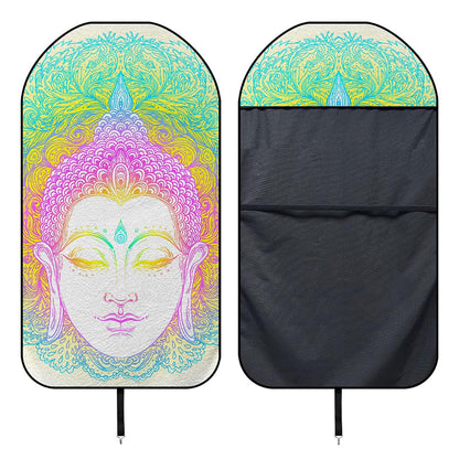 Colorful Buddha Mandala Print Waterproof Car Seat Cover