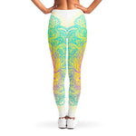 Colorful Buddha Mandala Print Women's Leggings