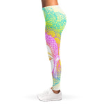 Colorful Buddha Mandala Print Women's Leggings