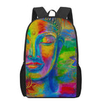 Colorful Buddha Print 17 Inch Backpack