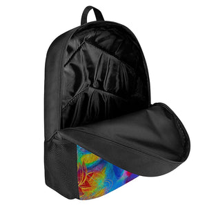 Colorful Buddha Print 17 Inch Backpack