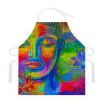 Colorful Buddha Print Adjustable Apron