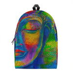 Colorful Buddha Print Backpack