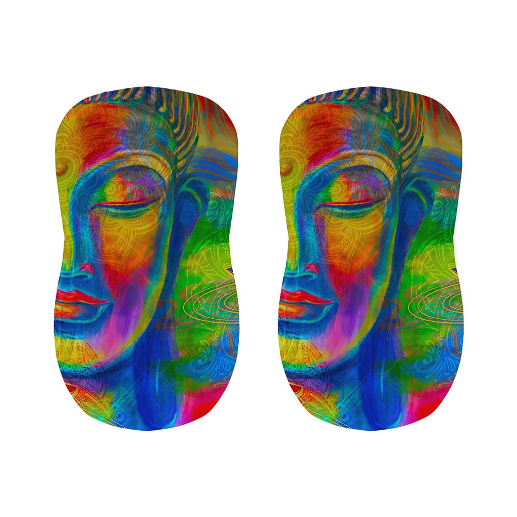 Colorful Buddha Print Bar Stool Covers