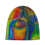 Colorful Buddha Print Beanie