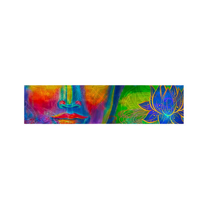 Colorful Buddha Print Bed Runner