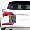 Colorful Buddha Print Car Sticker