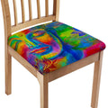 Colorful Buddha Print Chair Cushion Cover