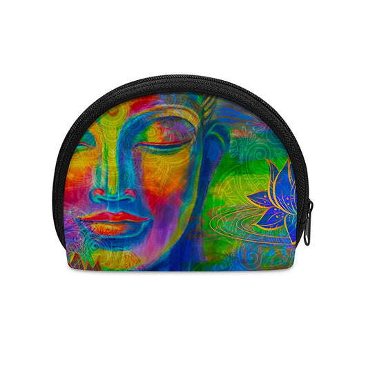 Colorful Buddha Print Coin Purse
