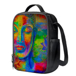 Colorful Buddha Print Crossbody Lunch Bag