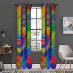 Colorful Buddha Print Curtain