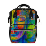 Colorful Buddha Print Diaper Bag