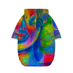 Colorful Buddha Print Dog Zip Up Hoodie