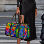 Colorful Buddha Print Duffle Bag