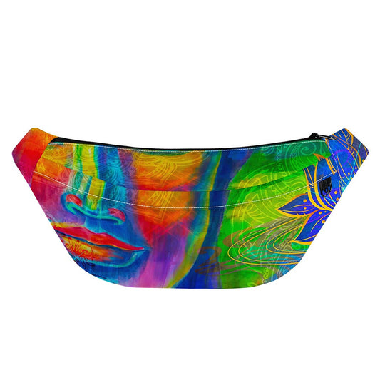 Colorful Buddha Print Fanny Pack
