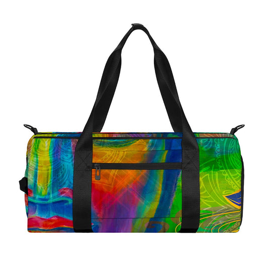 Colorful Buddha Print Gym Bag