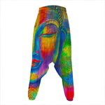 Colorful Buddha Print Hammer Pants