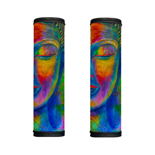 Colorful Buddha Print Handle Covers