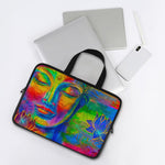 Colorful Buddha Print Laptop Sleeve With Handle
