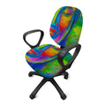 Colorful Buddha Print Office Chair Cover