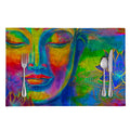 Colorful Buddha Print Placemat