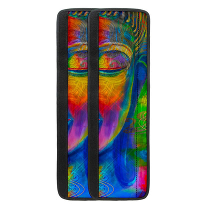 Colorful Buddha Print Refrigerator Handle Covers