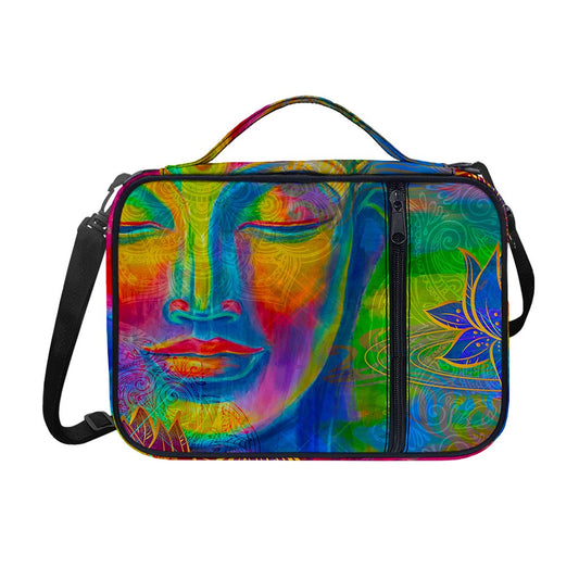 Colorful Buddha Print Shoulder Strap Bible Bag