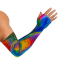 Colorful Buddha Print Sun Protection Arm Sleeves