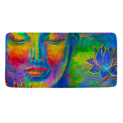 Colorful Buddha Print Towel